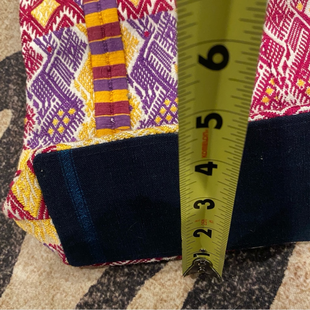 Bag, Colorful Patterned Tote - Picture 8 of 10